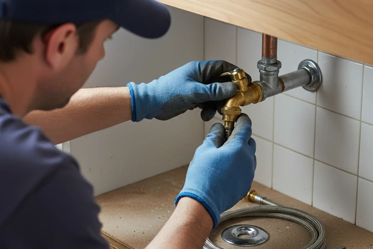 Shutoff valve and fitting work during Faucet and Fixture Repair in Jacksons Gap